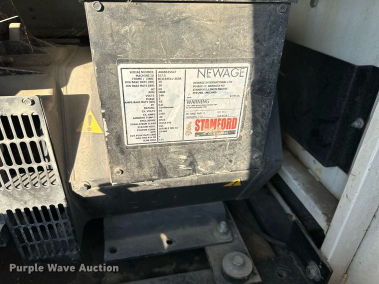 image for item OF9060 Terex T25G  generator