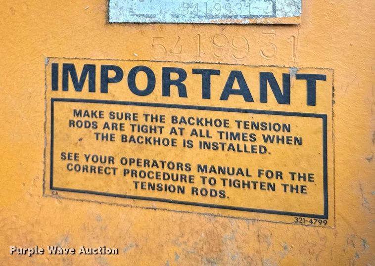 image for item OG9255 1980 Case 580C  backhoe