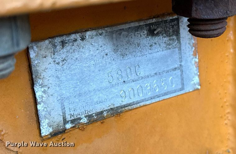 image for item OG9255 1980 Case 580C  backhoe