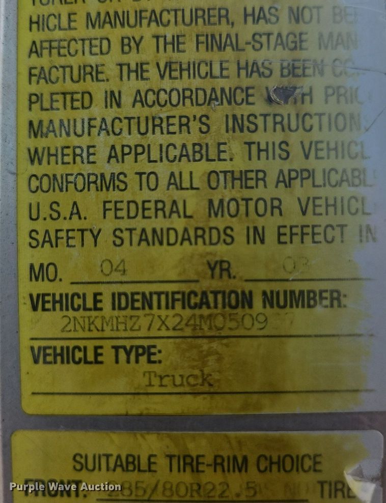 image for item OG9423 2004 Kenworth T300  utility / service truck