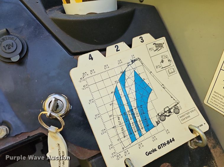 image for item OG9449 2014 Genie GTH844  telehandler