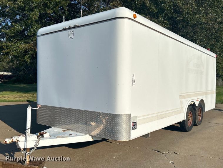image for item DJ6343 2004 W-W Trailer  enclosed cargo trailer