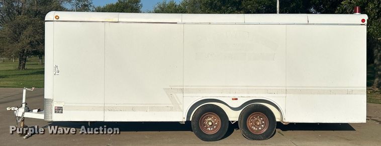 image for item DJ6343 2004 W-W Trailer  enclosed cargo trailer