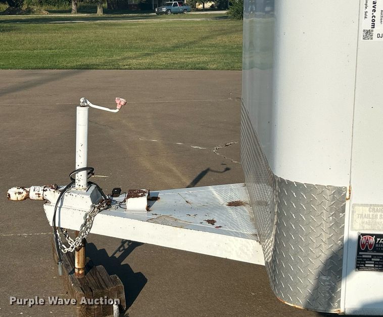 image for item DJ6343 2004 W-W Trailer  enclosed cargo trailer