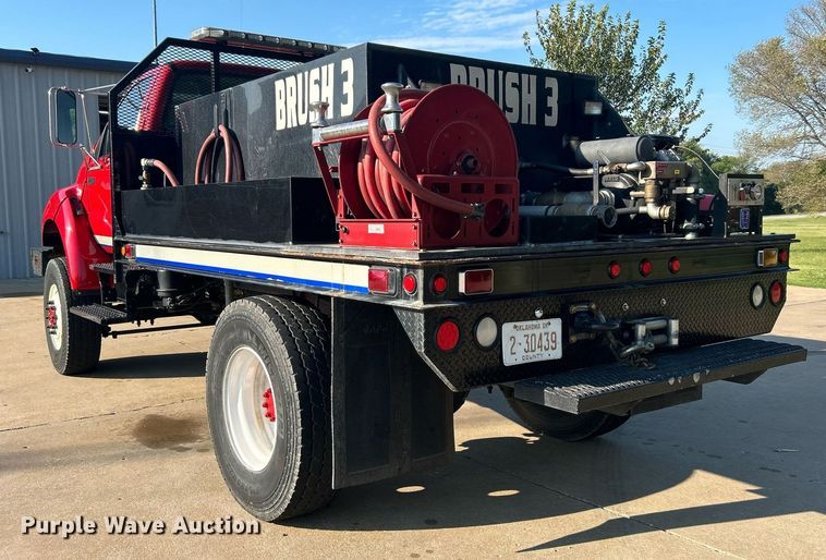 image for item DJ6345 2007 Ford F750 Super Duty XL  brush fire truck