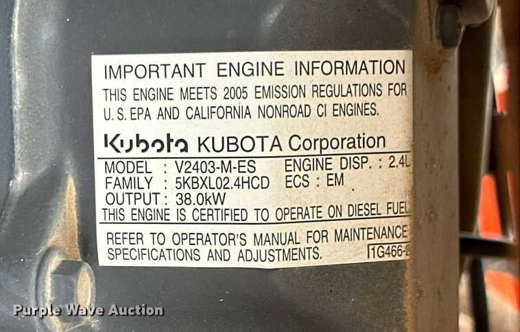image for item DK2525 2005 Kubota MX5000E  tractor