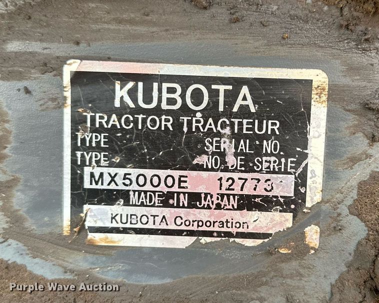image for item DK2525 2005 Kubota MX5000E  tractor