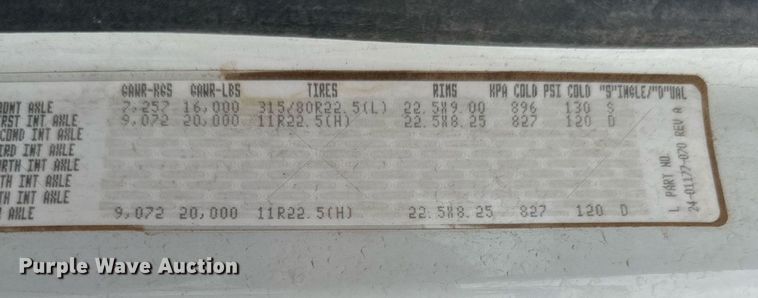 image for item DK2531 2012 Freightliner M2 106  refuse truck