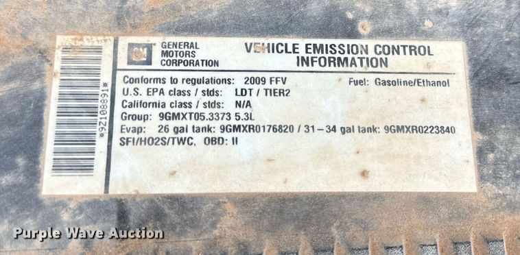 image for item DK2533 2009 Chevrolet Silverado 1500  pickup truck