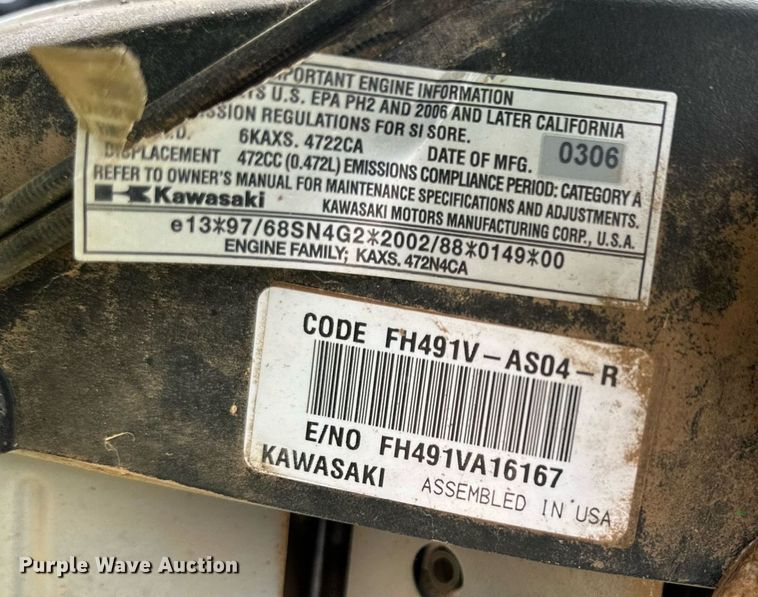 image for item DK2537 2006 John Deere X300  lawn mower