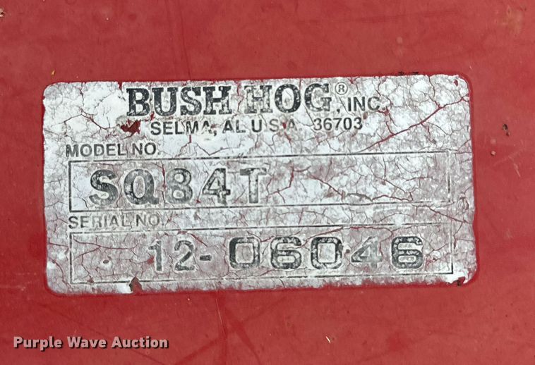 image for item DK2538 Bush Hog SQ84T  rotary mower