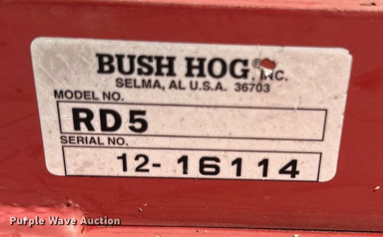 image for item DK2540 Bush Hog RD5  rotary mower