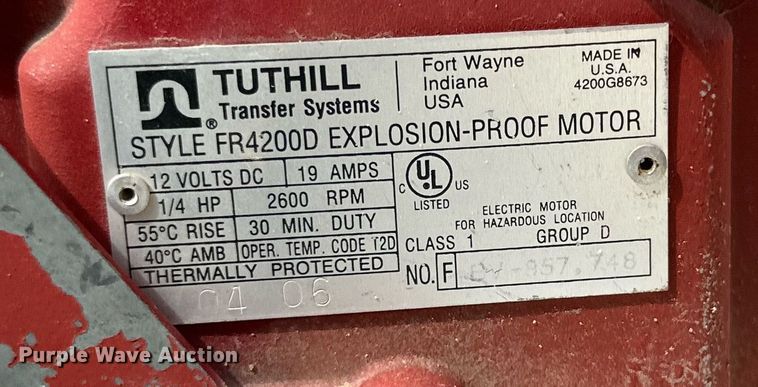 image for item DK2542 Tradesman  L-shaped diesel tank