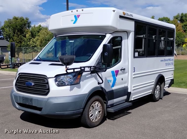 image for item DK8782 2017 Ford Transit  shuttle bus