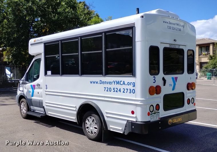 image for item DK8782 2017 Ford Transit  shuttle bus