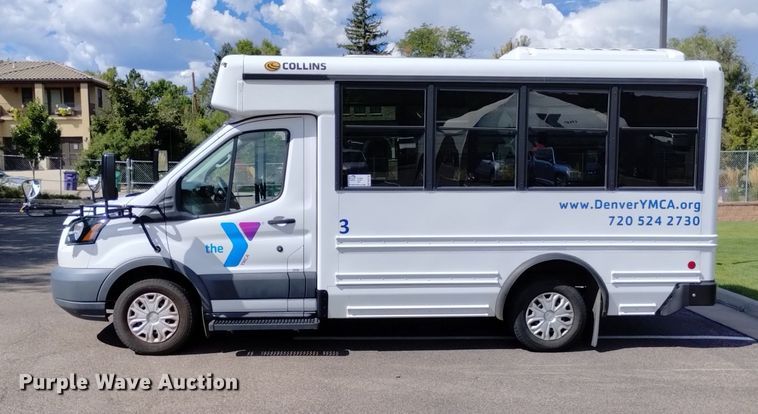 image for item DK8782 2017 Ford Transit  shuttle bus