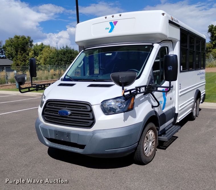 image for item DK8782 2017 Ford Transit  shuttle bus