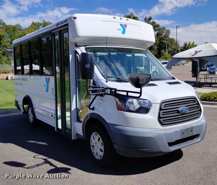 image for item DK8782 2017 Ford Transit  shuttle bus