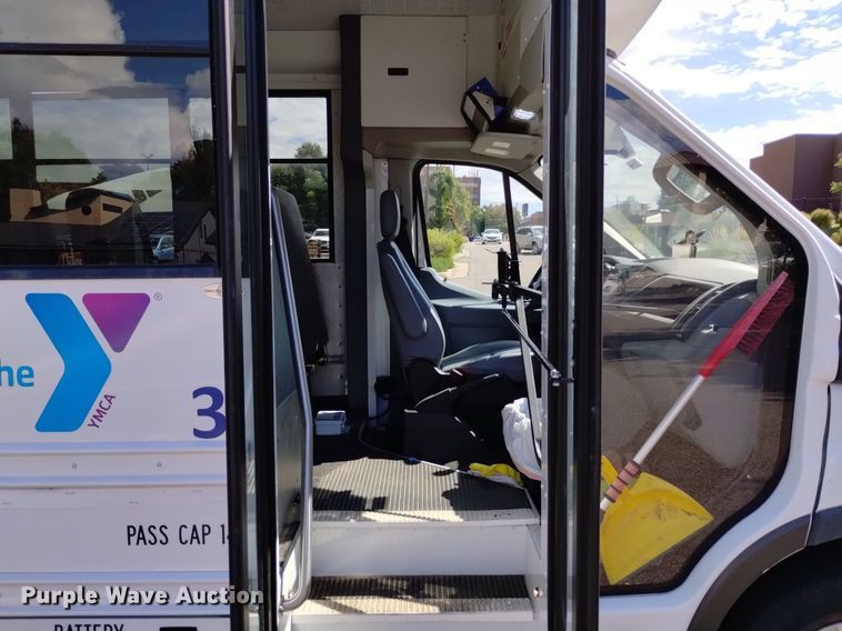 image for item DK8782 2017 Ford Transit  shuttle bus