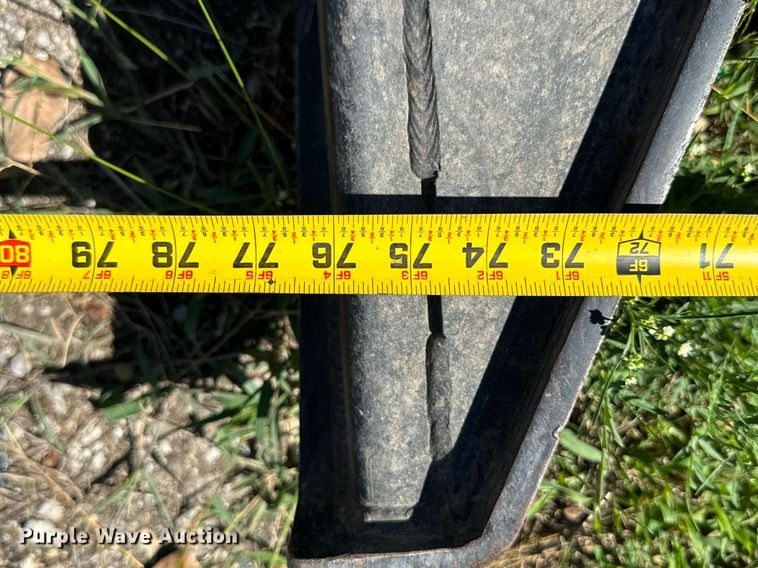 image for item DM6482 Quick Attach  72"W skid steer rotary mower