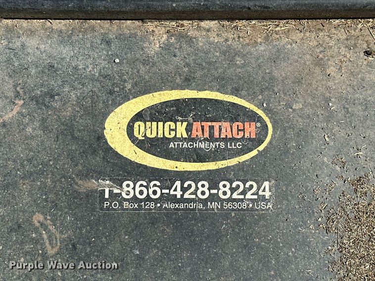 image for item DM6482 Quick Attach  72"W skid steer rotary mower