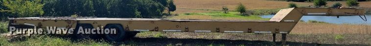 image for item DN4140 1989 Trail King  drop deck equipment trailer