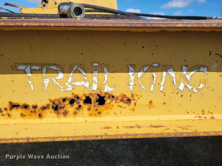 image for item DN4140 1989 Trail King  drop deck equipment trailer