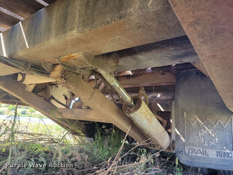 image for item DN4140 1989 Trail King  drop deck equipment trailer