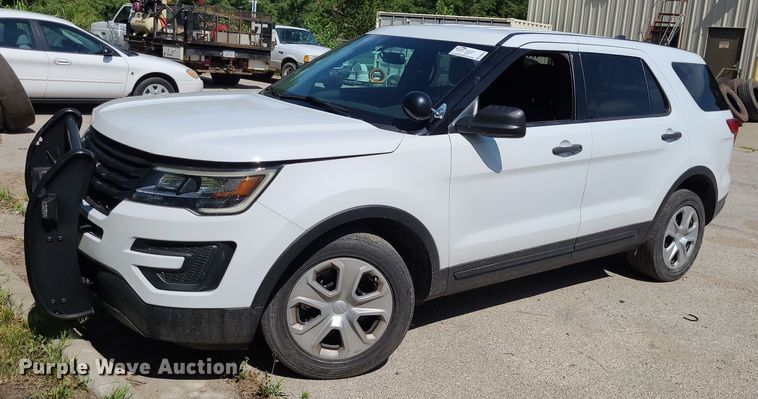 image for item DN8521 2018 Ford Explorer   Police Interceptor SUV