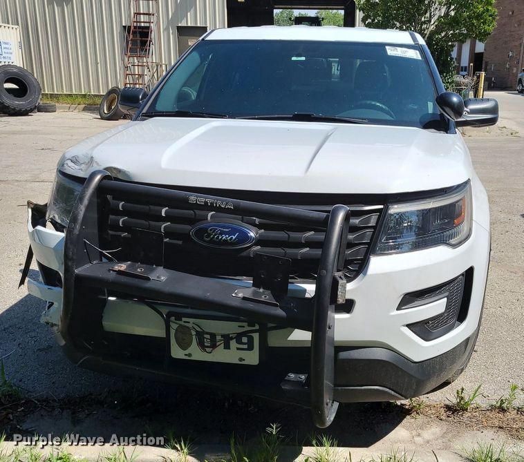 image for item DN8521 2018 Ford Explorer   Police Interceptor SUV