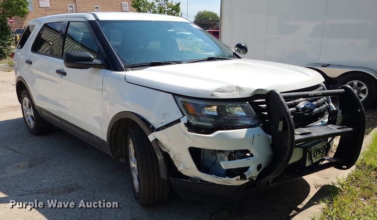image for item DN8521 2018 Ford Explorer   Police Interceptor SUV