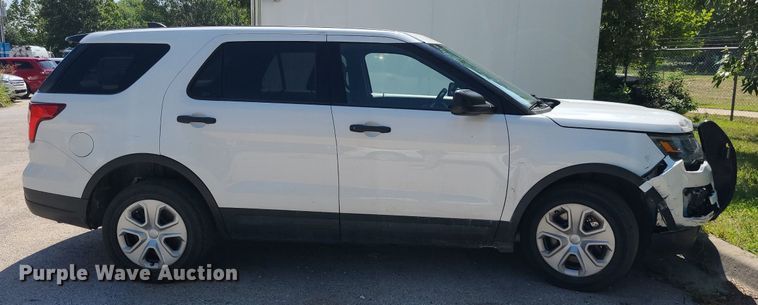 image for item DN8521 2018 Ford Explorer   Police Interceptor SUV