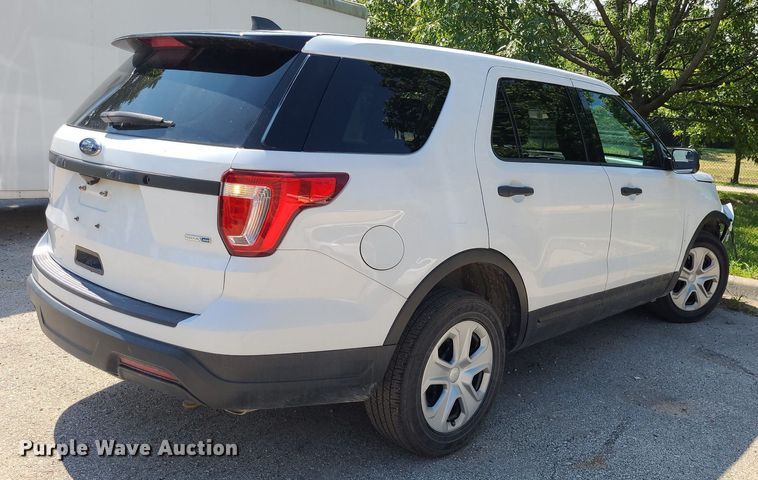 image for item DN8521 2018 Ford Explorer   Police Interceptor SUV