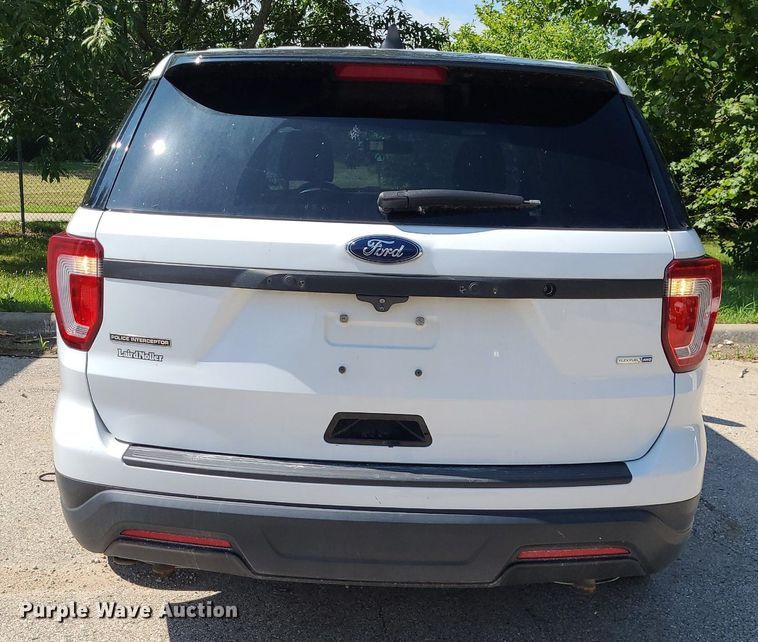 image for item DN8521 2018 Ford Explorer   Police Interceptor SUV