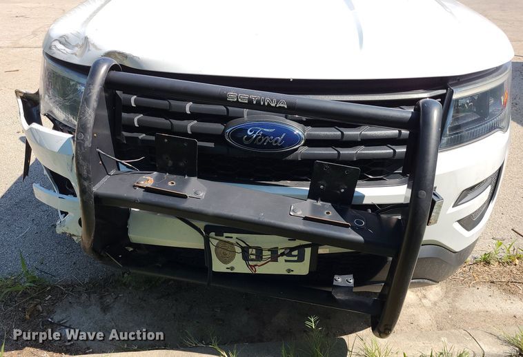 image for item DN8521 2018 Ford Explorer   Police Interceptor SUV