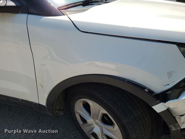 image for item DN8521 2018 Ford Explorer   Police Interceptor SUV