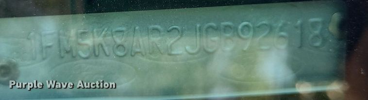 image for item DN8521 2018 Ford Explorer   Police Interceptor SUV