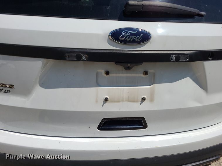 image for item DN8523 2016 Ford Explorer  Police Interceptor SUV