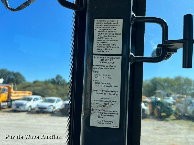 image for item DP2072 2009 John Deere 410J  backhoe