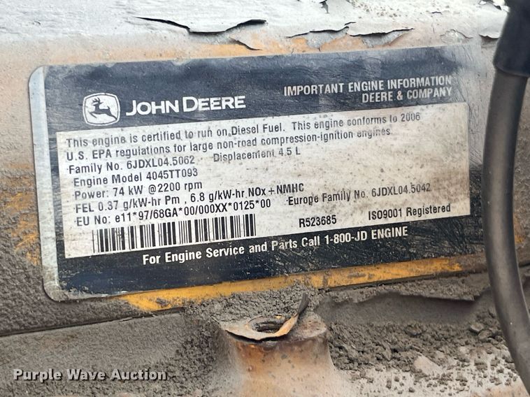 image for item DP2083 2006 John Deere 410G  backhoe