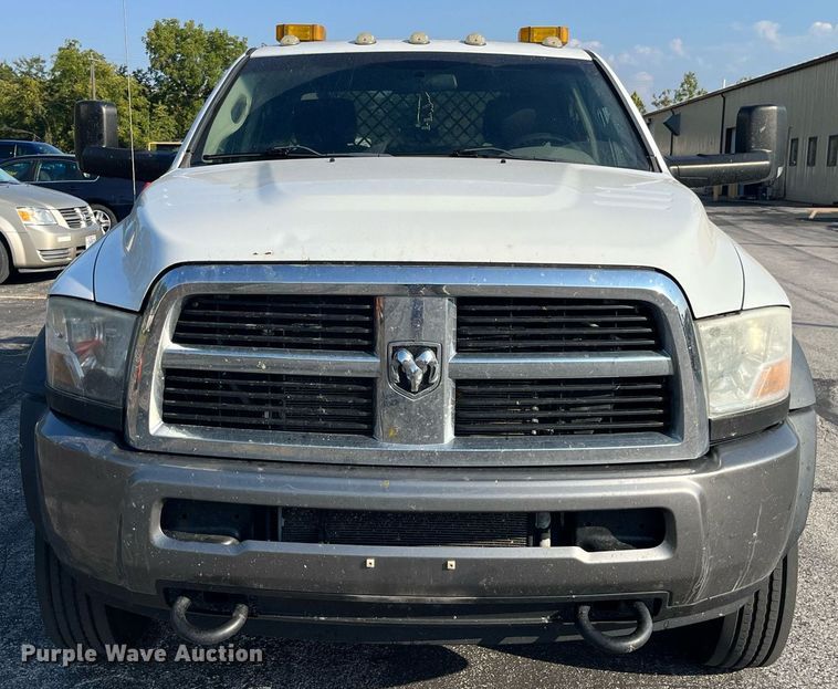 image for item DP2087 2011 Dodge Ram 4500HD  Crew Cab flatbed truck