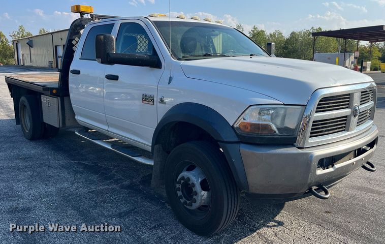 image for item DP2087 2011 Dodge Ram 4500HD  Crew Cab flatbed truck