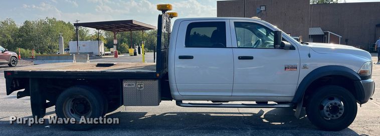 image for item DP2087 2011 Dodge Ram 4500HD  Crew Cab flatbed truck