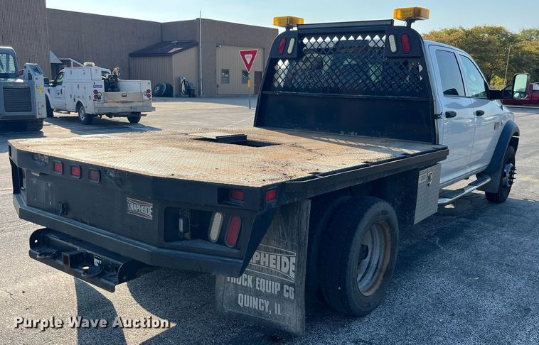 image for item DP2087 2011 Dodge Ram 4500HD  Crew Cab flatbed truck