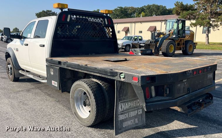 image for item DP2087 2011 Dodge Ram 4500HD  Crew Cab flatbed truck