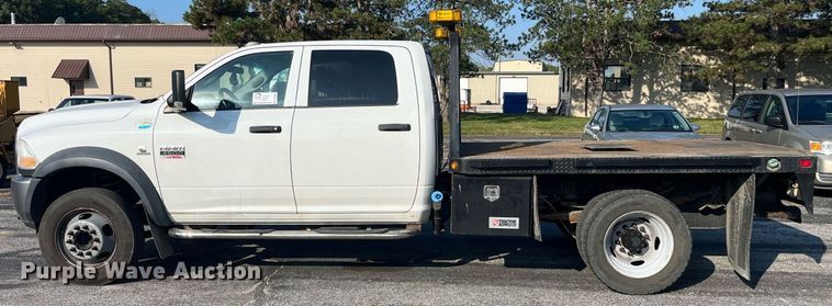 image for item DP2087 2011 Dodge Ram 4500HD  Crew Cab flatbed truck