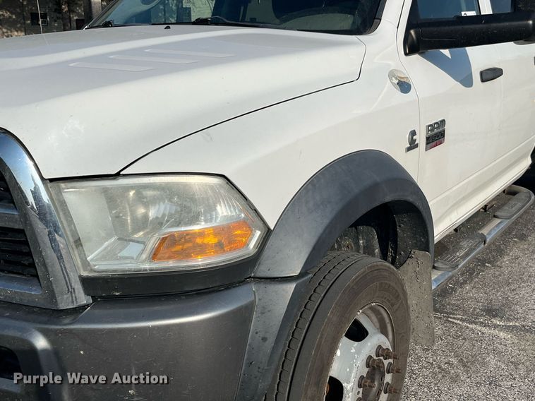 image for item DP2087 2011 Dodge Ram 4500HD  Crew Cab flatbed truck