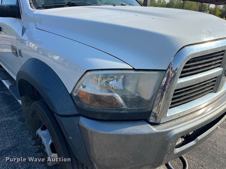 image for item DP2087 2011 Dodge Ram 4500HD  Crew Cab flatbed truck