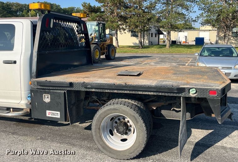image for item DP2087 2011 Dodge Ram 4500HD  Crew Cab flatbed truck