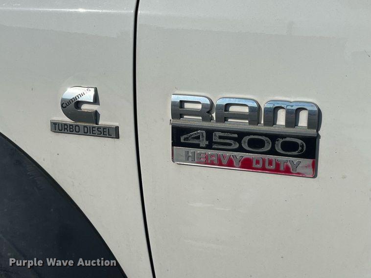 image for item DP2087 2011 Dodge Ram 4500HD  Crew Cab flatbed truck